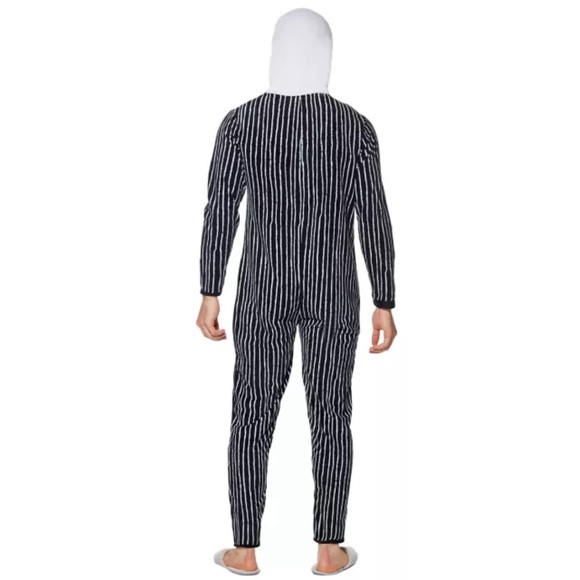 Disney’s Nightmare Before Christmas Jack Skeleton XL Zip Up Onesie Worn 1x - Picture 2 of 4
